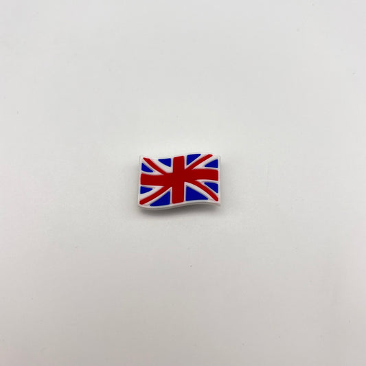 UK FLAG - CROC CHARM (077)