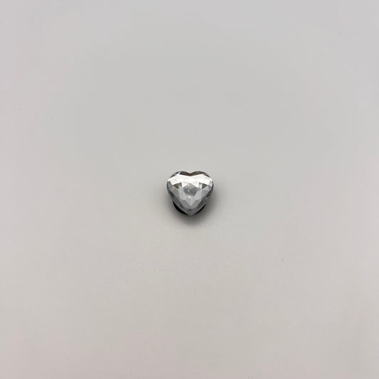 DIAMOND HEART - CROC CHARM (097)