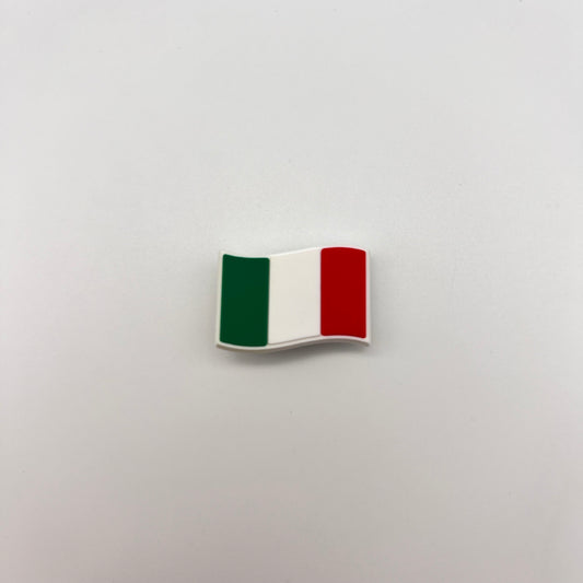 ITALIAN FLAG - CROC CHARM (154)