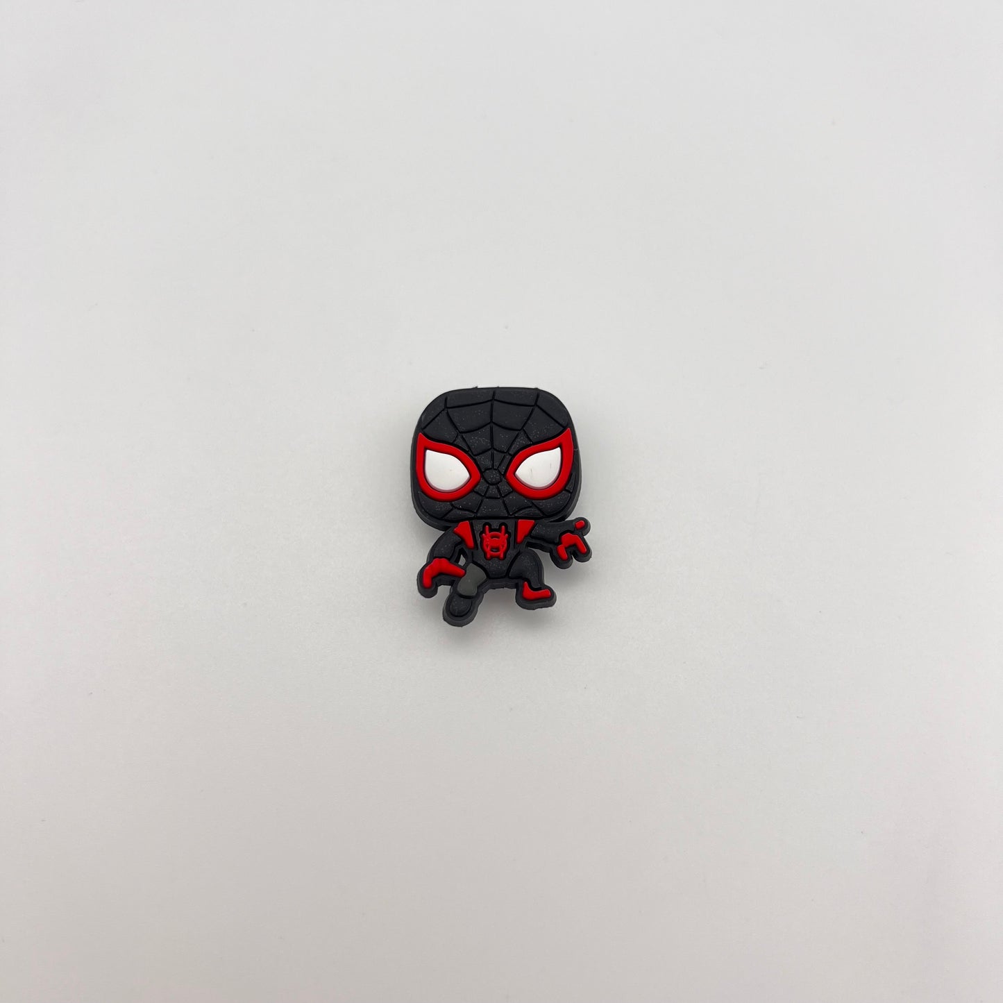 BLACK AND RED SPIDER - CROC CHARM (193)