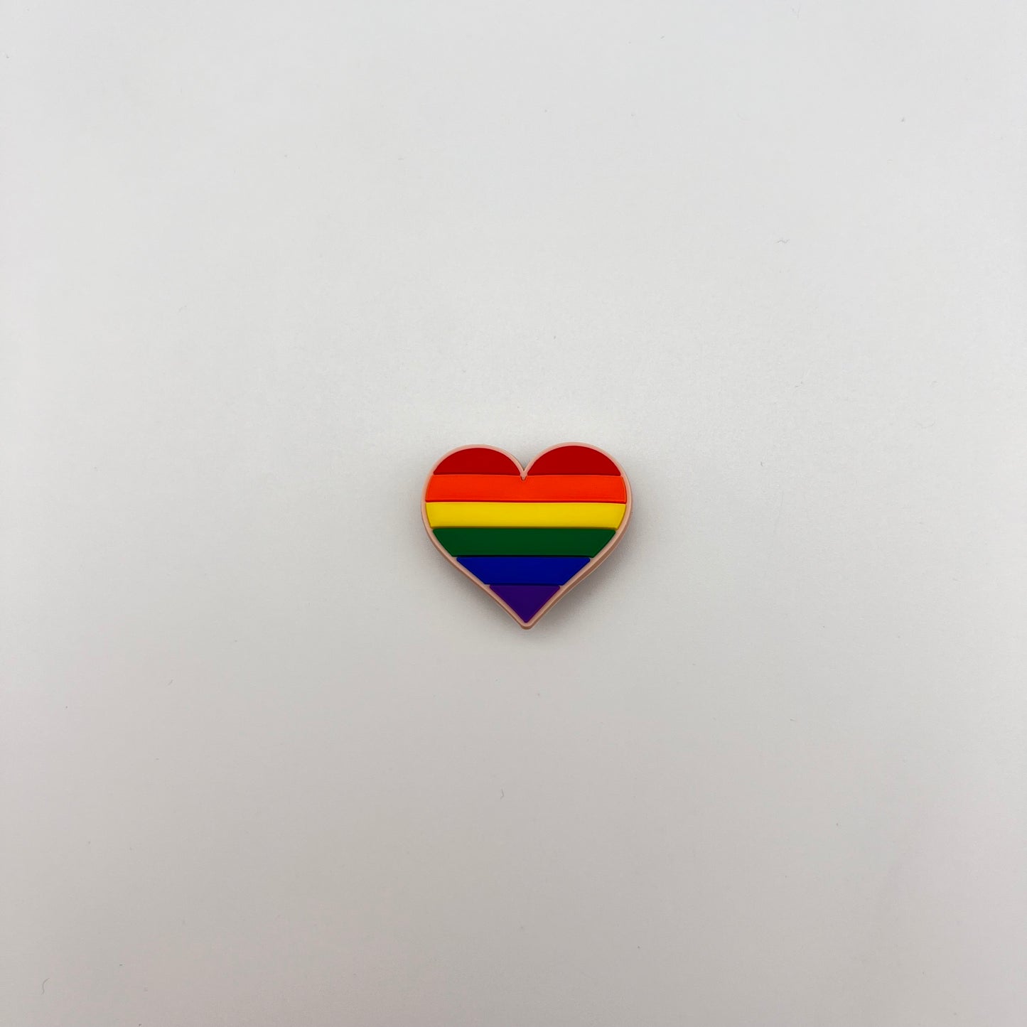 PRIDE HEART - CROC CHARM (213)