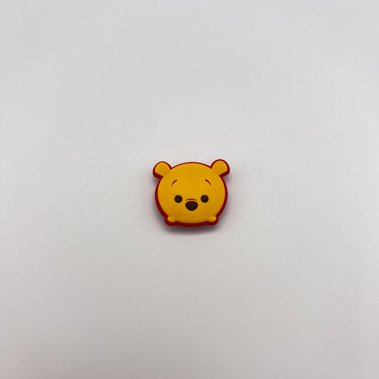 CARTOON BEAR HEAD - CROC CHARM (257)