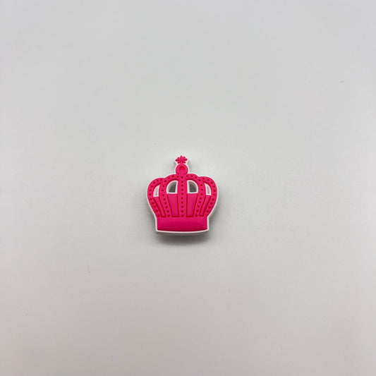 PINK CROWN - CROC CHARM (330)