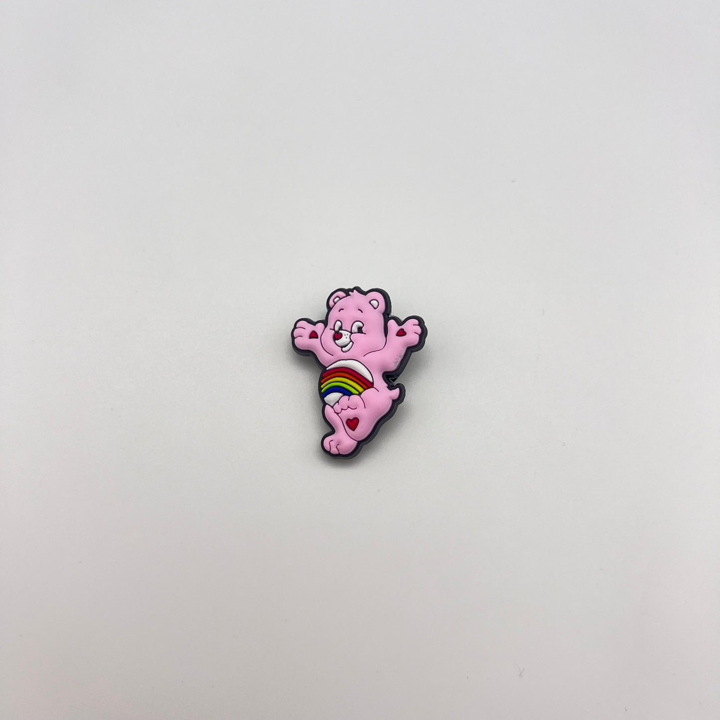 PINK BEAR - CROC CHARM (354)