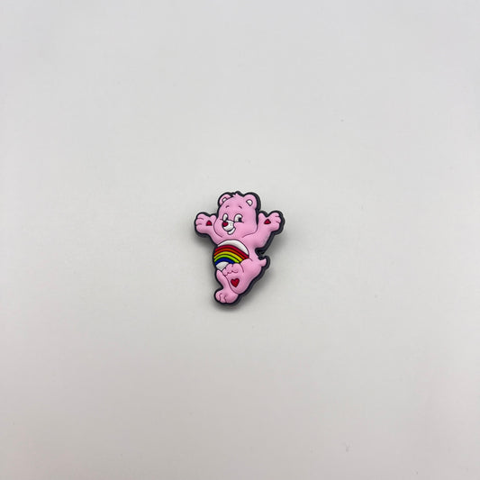 PINK BEAR - CROC CHARM (354)