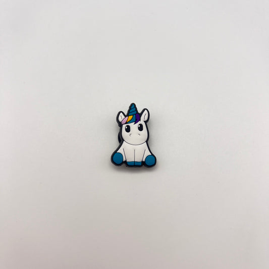 BLUE UNICORN - CROC CHARM (386)