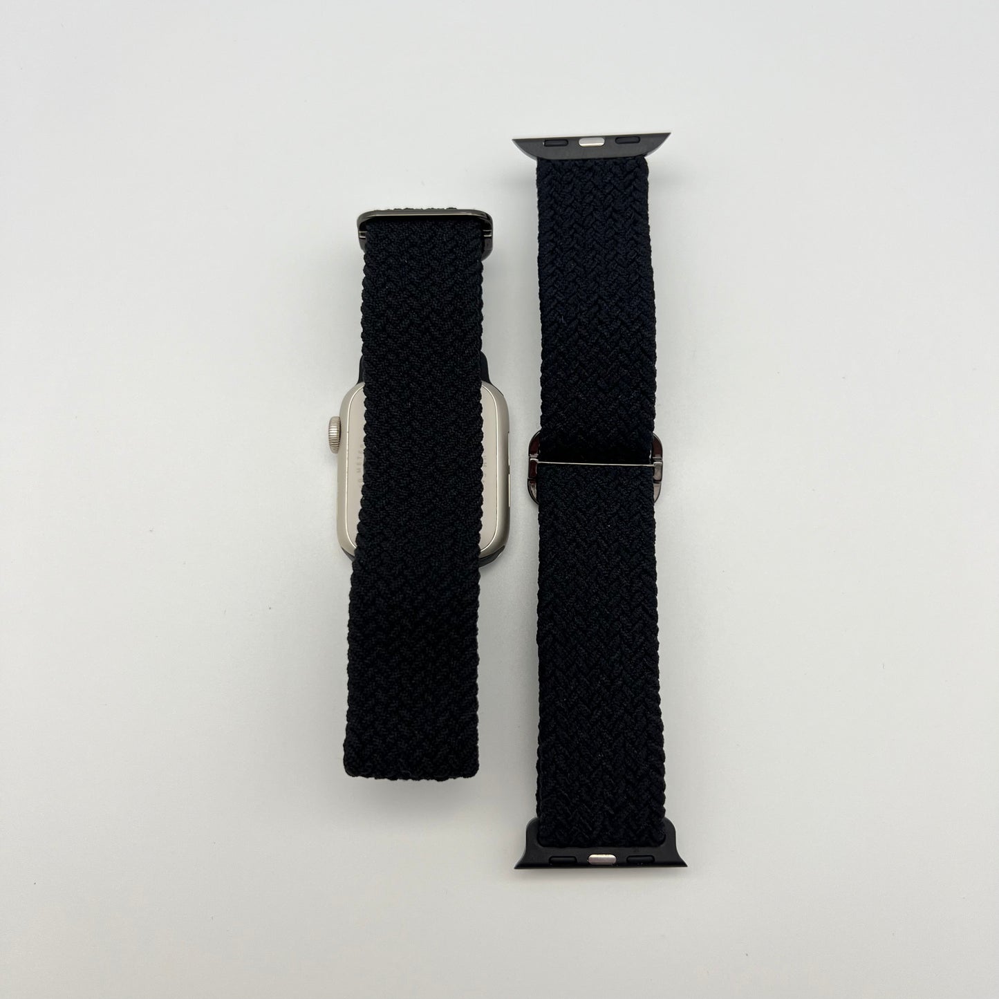 BRAIDED LOOP APPLE WATCH BAND - BLACK (483 & 484)