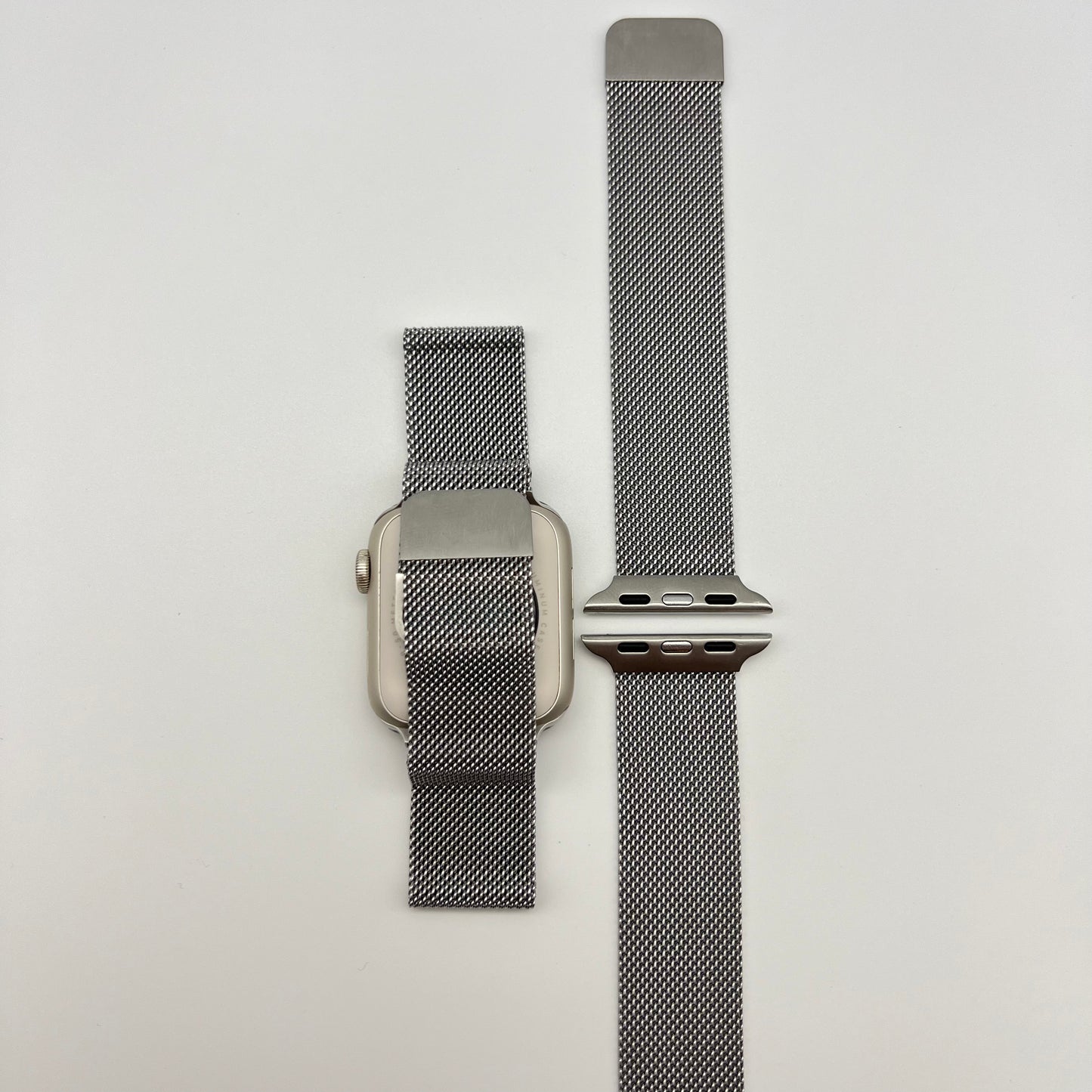 MILANESE LOOP APPLE WATCH BAND - SILVER (475 & 476)