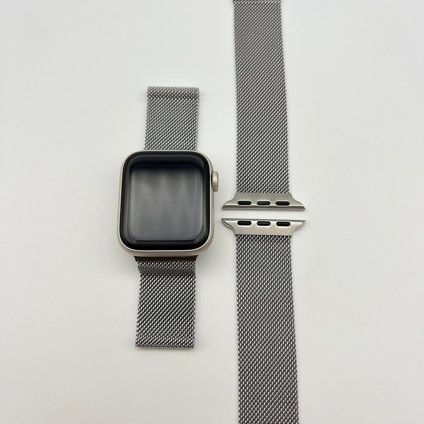 MILANESE LOOP APPLE WATCH BAND - SILVER (475 & 476)