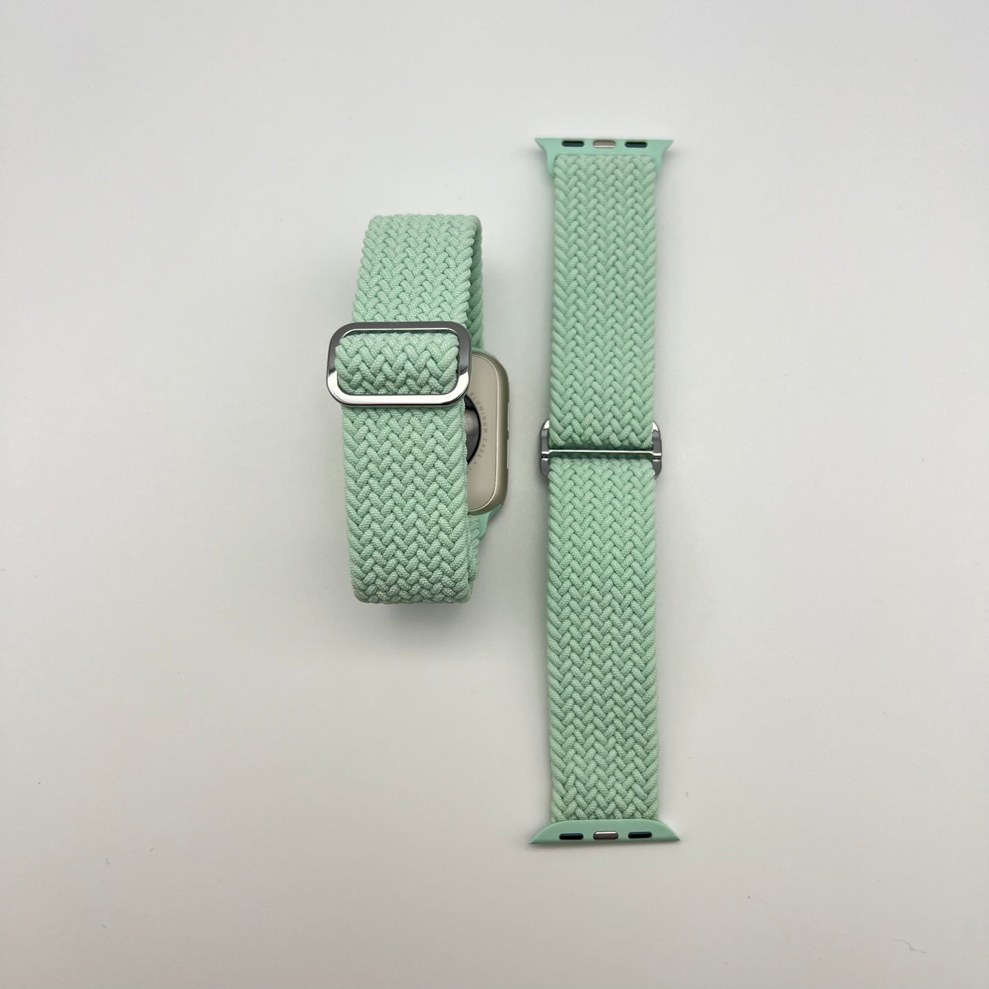 BRAIDED LOOP APPLE WATCH BAND - PISTACHIO GREEN (481 & 482)